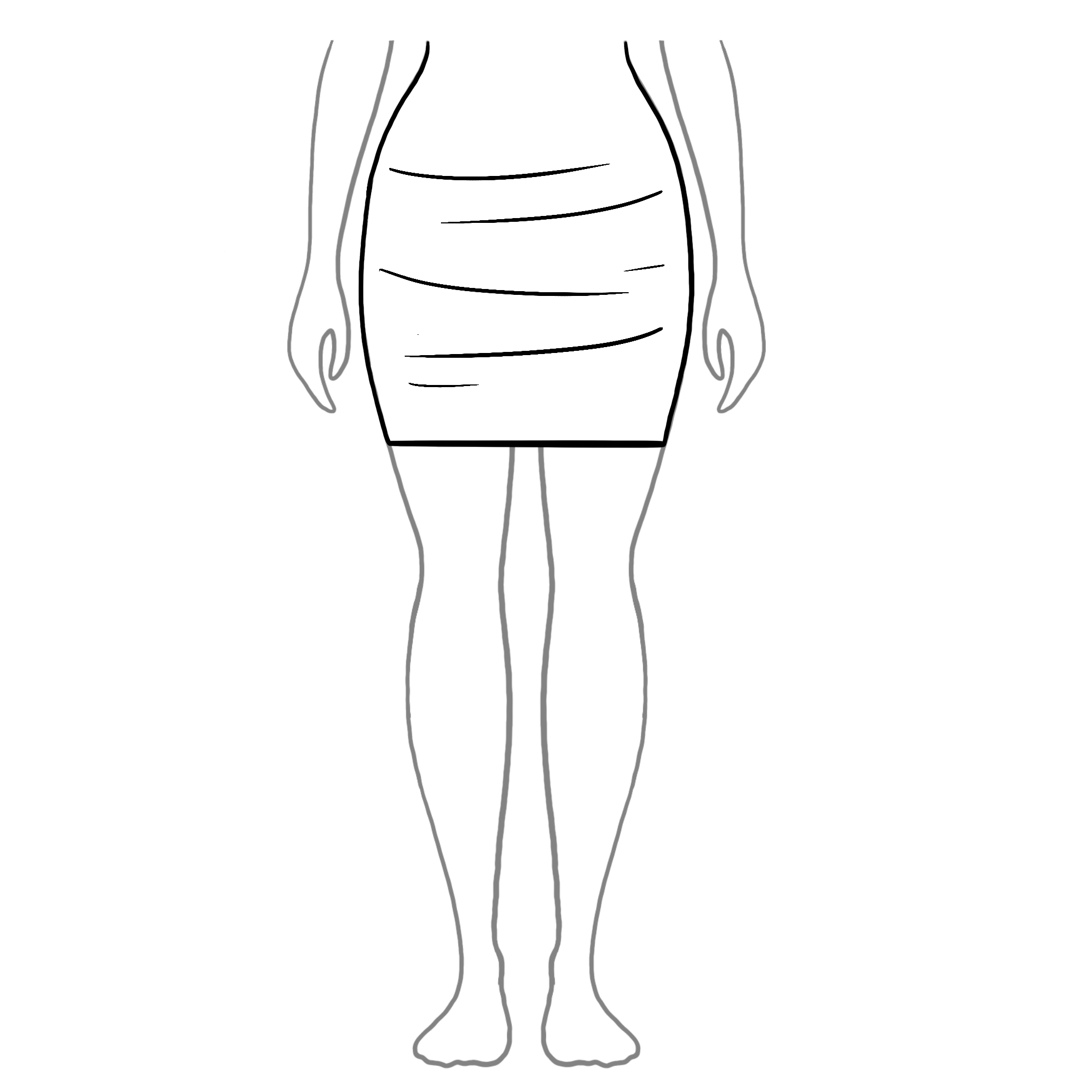 Bodycon Short Wrinkled.png